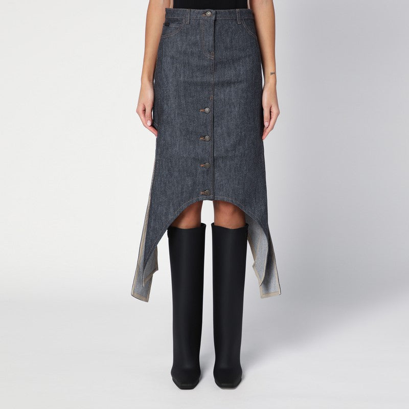 Courreges - Courreges Courrèges Dark grey denim skirt - Skirts