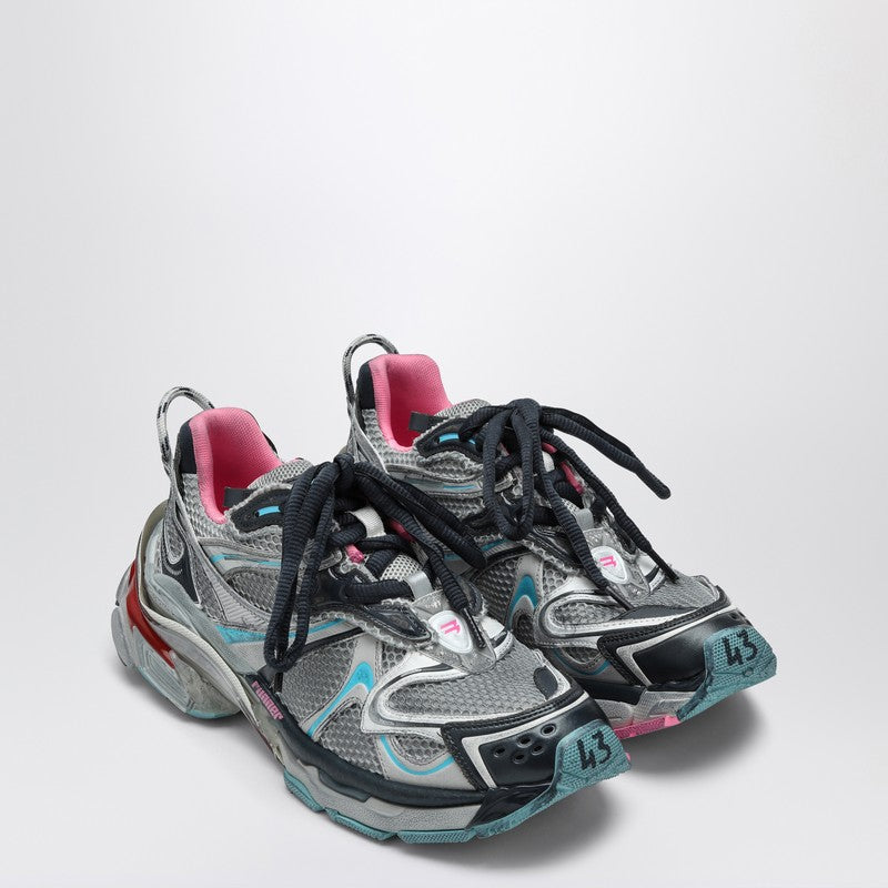 Balenciaga - Balenciaga Runner 2.0 grey/blue/pink sneaker - Sneakers