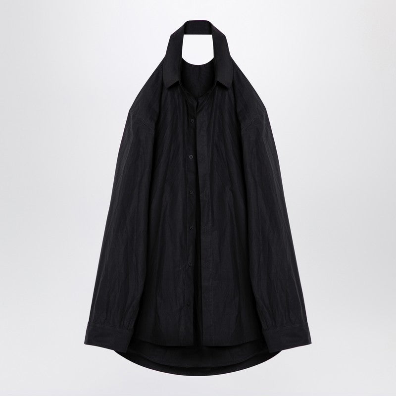 Balenciaga - Balenciaga Black suspended shirt effect dress - Dresses