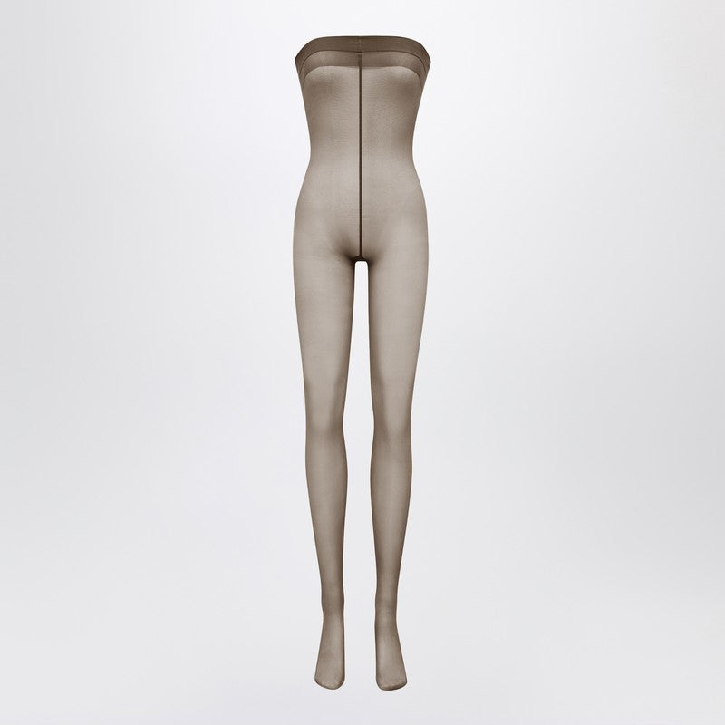 Saint Laurent - Saint Laurent Brown tights jumpsuit - Beachwear & underwear