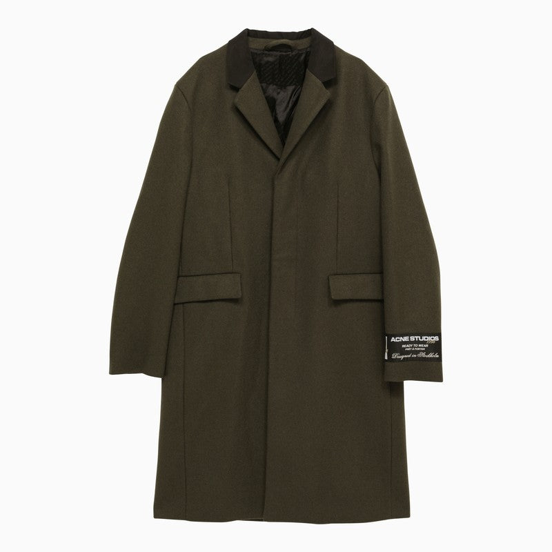 Acne Studios - Acne Studios Single-breasted wool-blend military coat - Coats