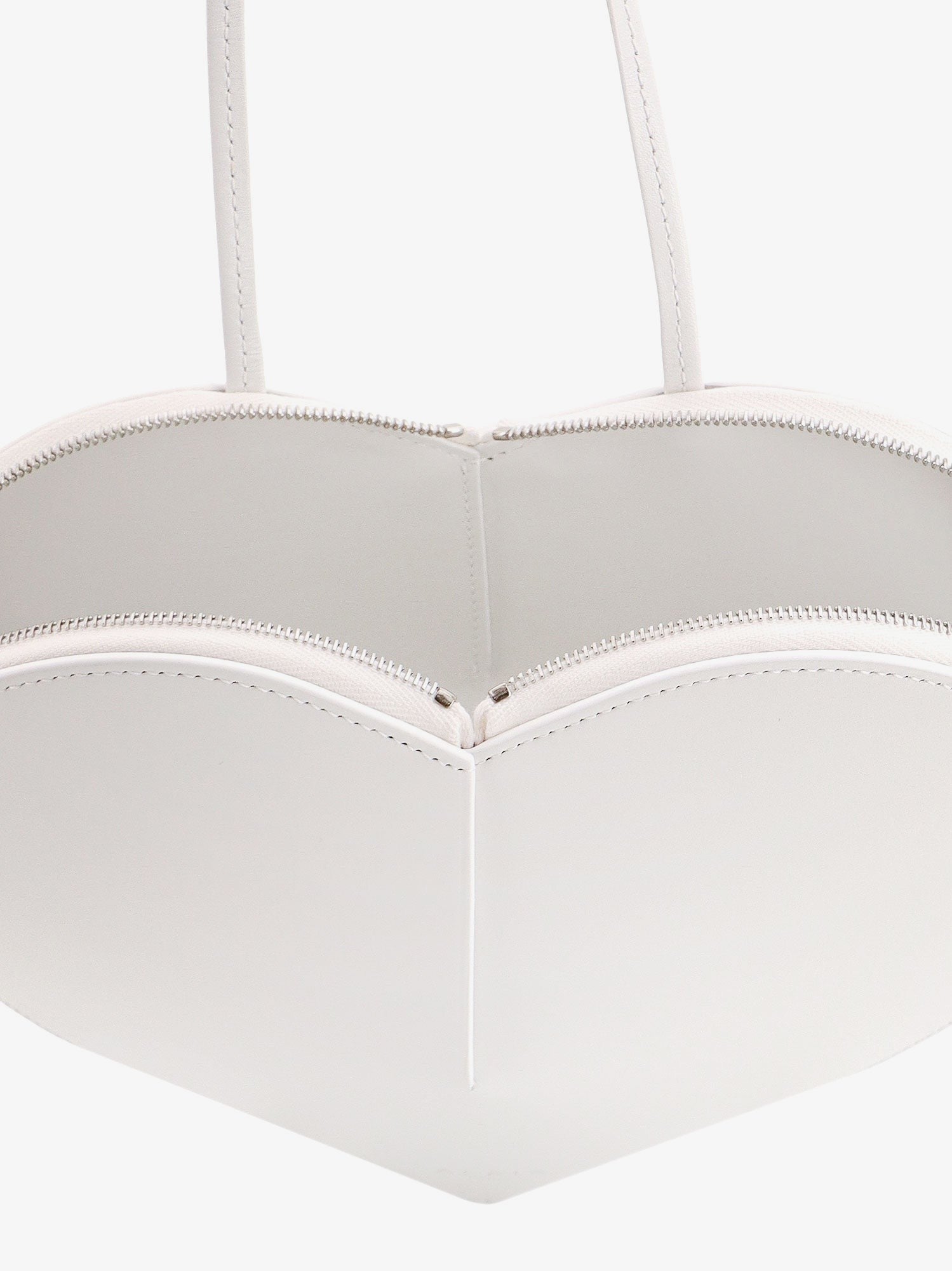 ALAIA - Le Coeur Leather Shoulder Bag With Logo Print - Home->Woman->Bags->Shoulder bags