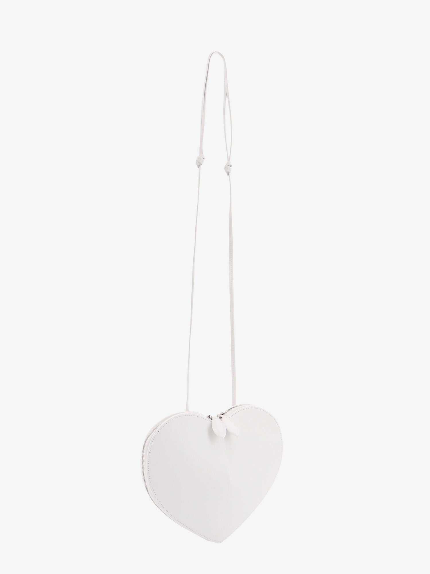 ALAIA - Le Coeur Leather Shoulder Bag With Logo Print - Home->Woman->Bags->Shoulder bags
