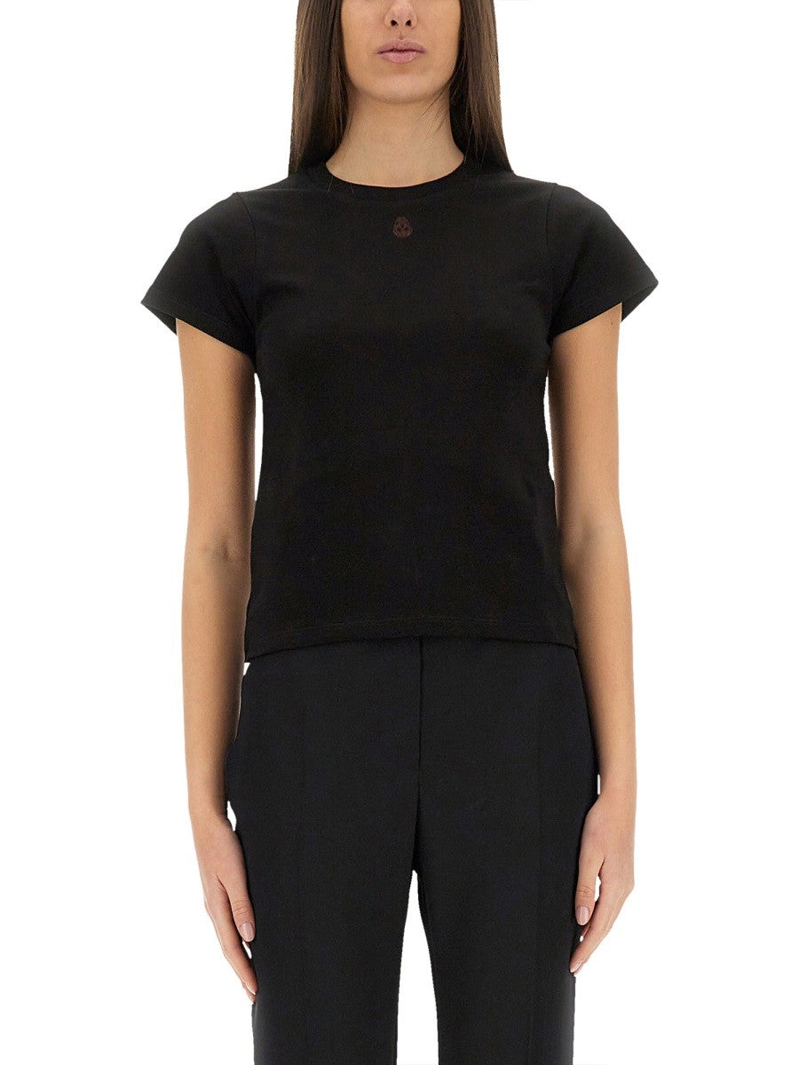 Alexander Mcqueen - Alexander Mcqueen T Shirt With ’Skull’ Embroidery - Woman->Clothing->t-shirts