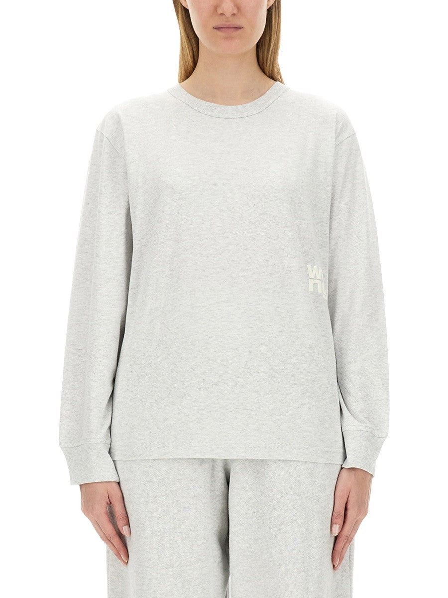 ALEXANDERWANG.T - Alexanderwang.T Sweatshirt With Logo - Woman->Clothing->t-shirts