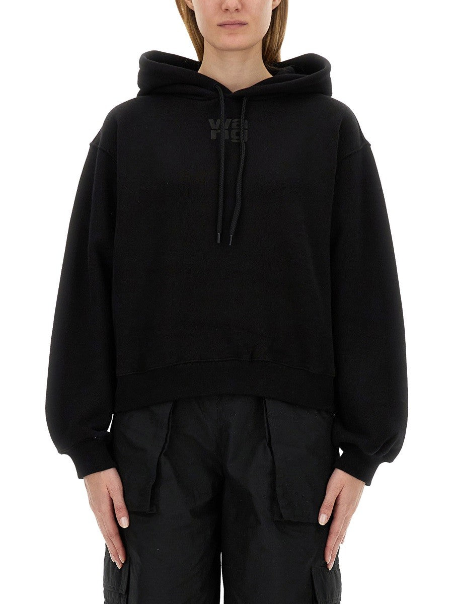 ALEXANDERWANG.T - Alexanderwang.T Felpa Con Logo - Women’s Sweatshirts