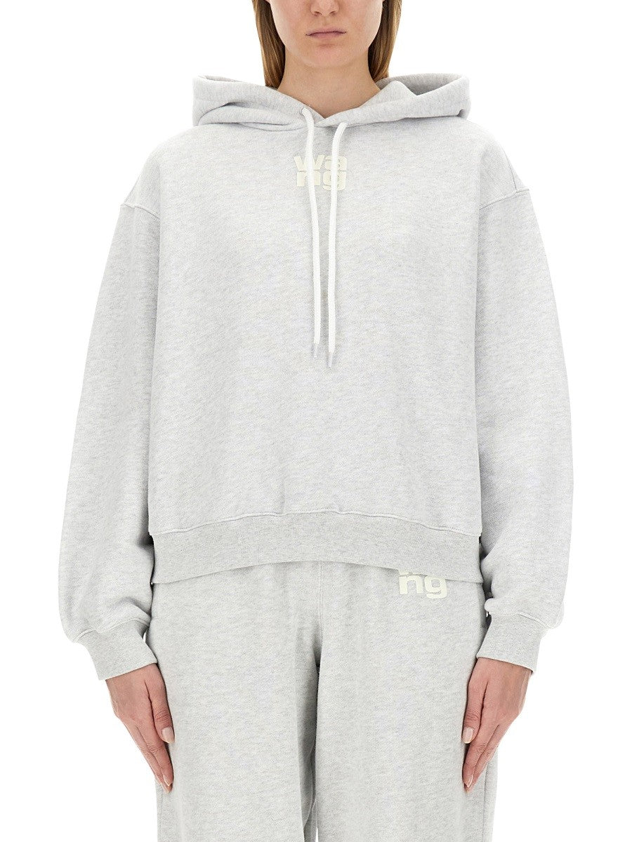 ALEXANDERWANG.T - Alexanderwang.T Felpa Con Logo - Women’s Sweatshirts