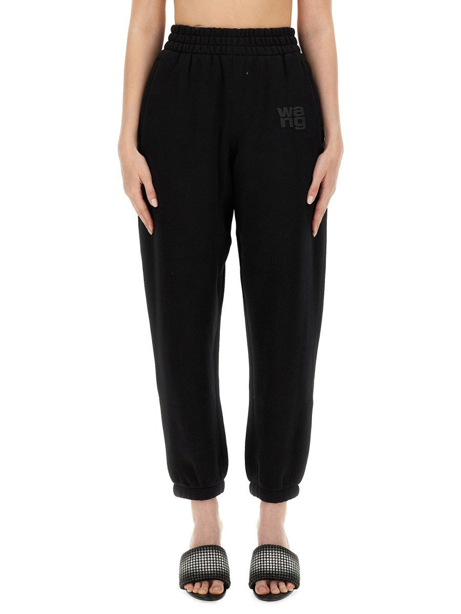 ALEXANDERWANG.T - Alexanderwang.T Jogging Pants With Logo - Women’s Pants