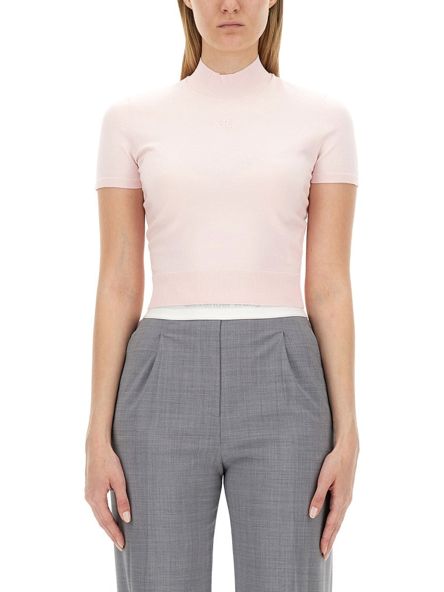 ALEXANDERWANG.T - Alexanderwang.T T Shirt With Logo - Woman->Clothing->t-shirts