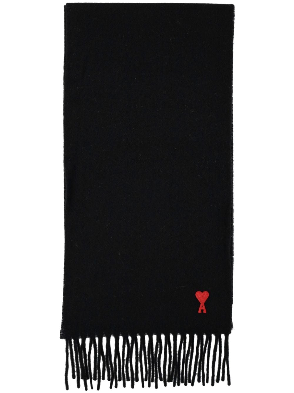Ami Paris - Ami Paris Scarfs Black - Scarves Hats & Gloves