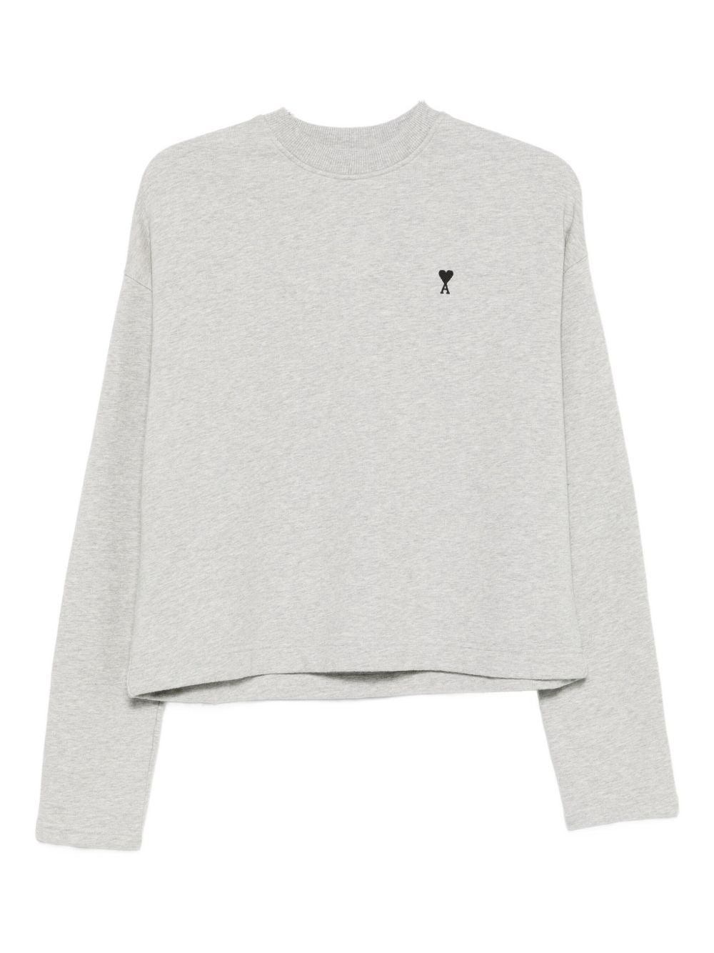 Ami Paris - Ami Paris Sweaters Light Grey - Topwear