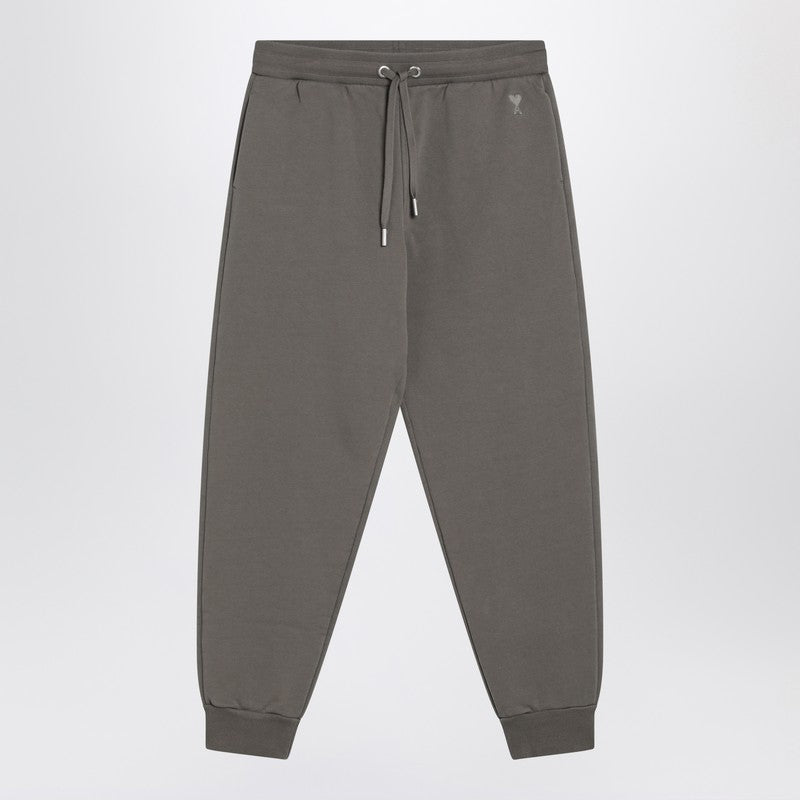 Ami Paris - Ami Paris Ami De Coeur grey jogging pants - Trousers