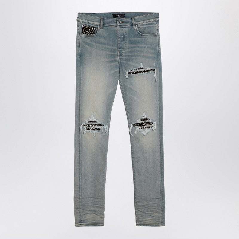 Amiri - AMIRI Leopard Jeans MX1 antique indigo - Jeans