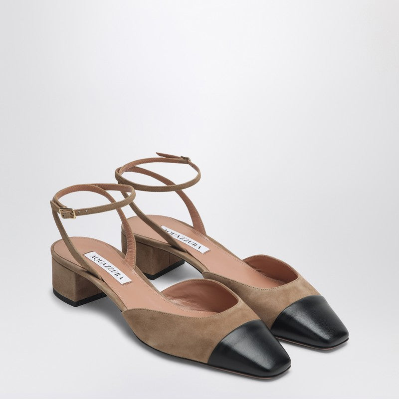 Aquazzura - Aquazzura Pumps French Flirt 35 in beige and black - Sandals