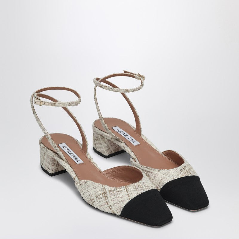 Aquazzura - Aquazzura French Flirt 35 milk/black - Pumps