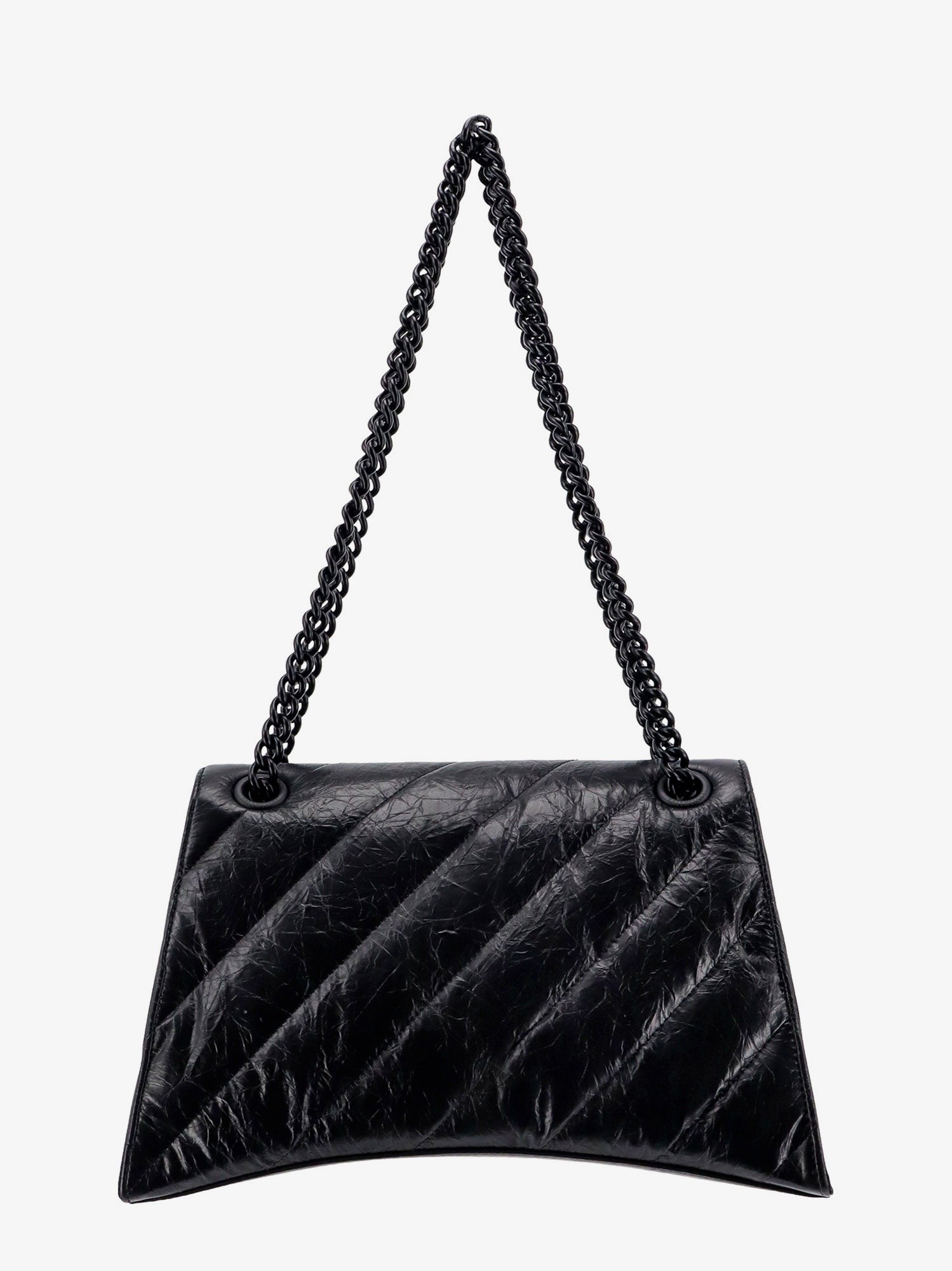 Balenciaga - Matelassé Leather Shoulder Bag With Frontal Monogram - Home->Woman->Bags->Shoulder bags