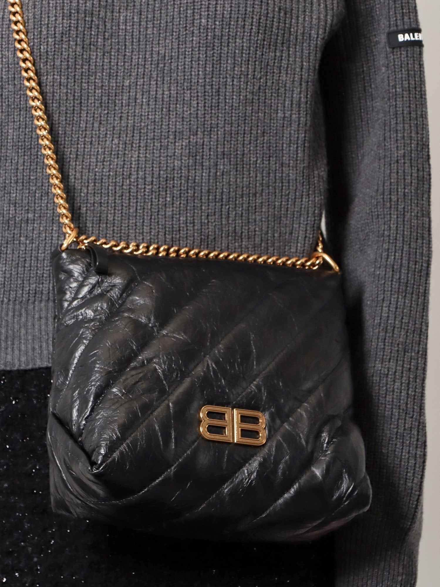 Balenciaga - Crush Hobo S Leather Bag - Home->Woman->Bags->Shoulder bags