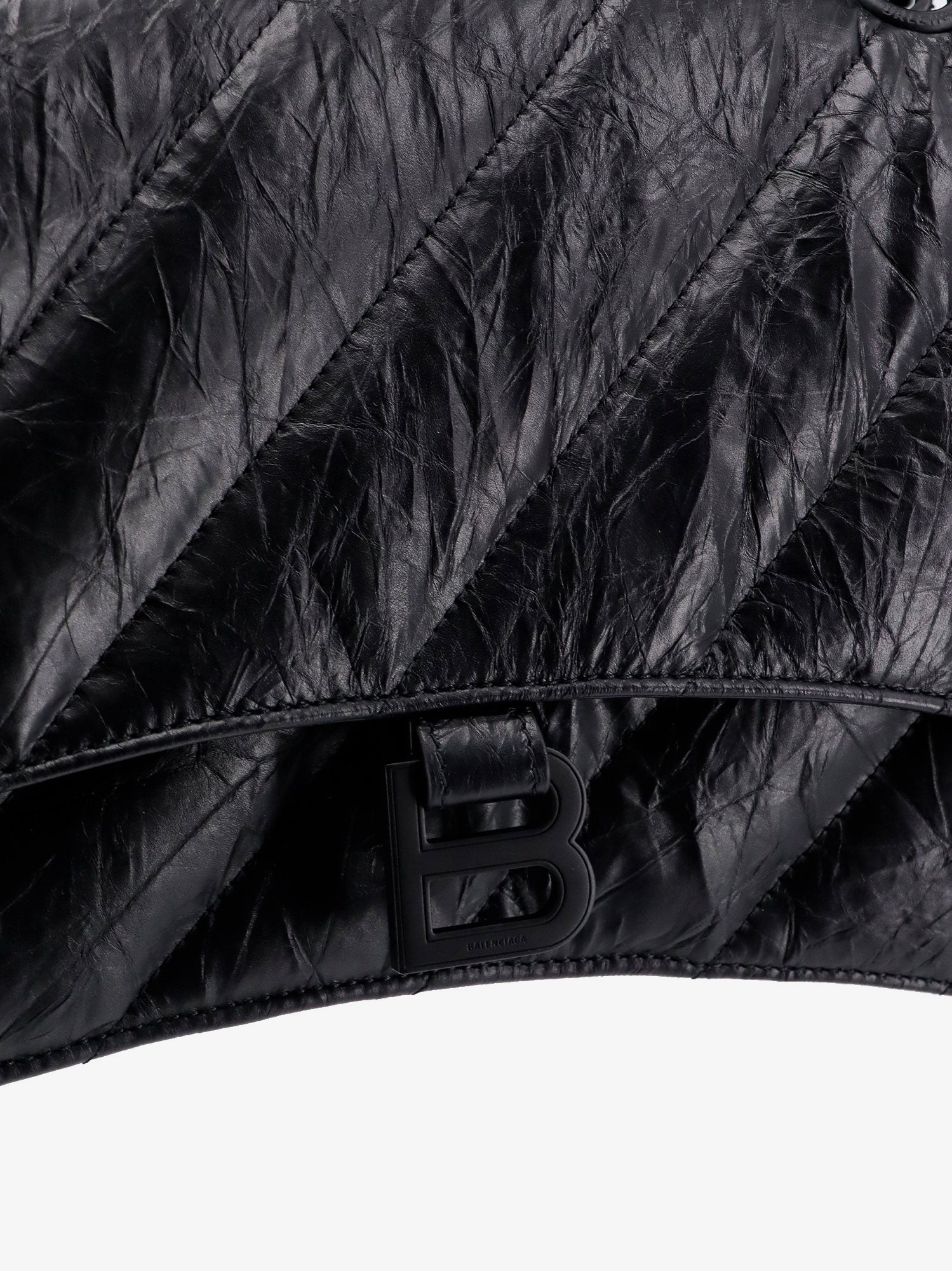 Balenciaga - Matelassé Leather Shoulder Bag With Frontal Monogram - Home->Woman->Bags->Shoulder bags