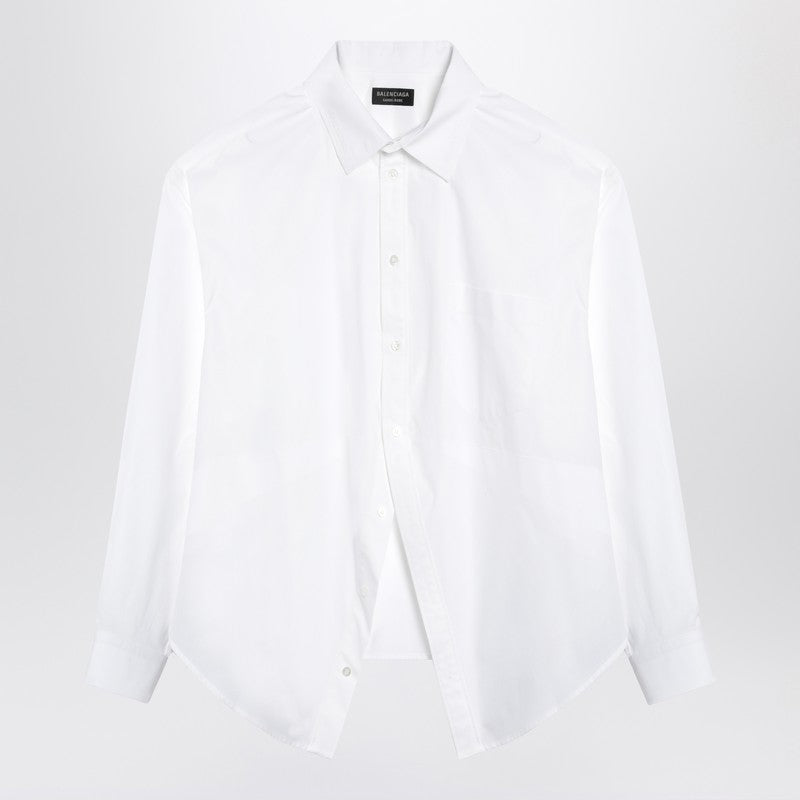 Balenciaga - Balenciaga Asymmetrical white cotton shirt - Shirts