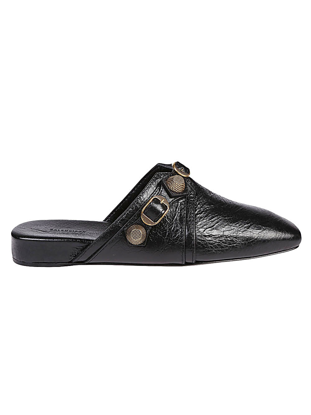 Balenciaga - Balenciaga Cozy Cagole leather mules in black - Sandals