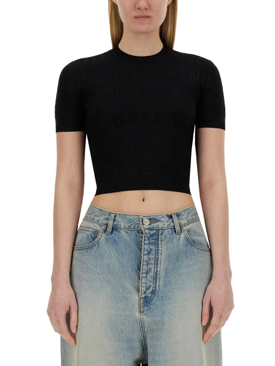 Balenciaga - Balenciaga Cropped Shirt - Women’s Knitwear
