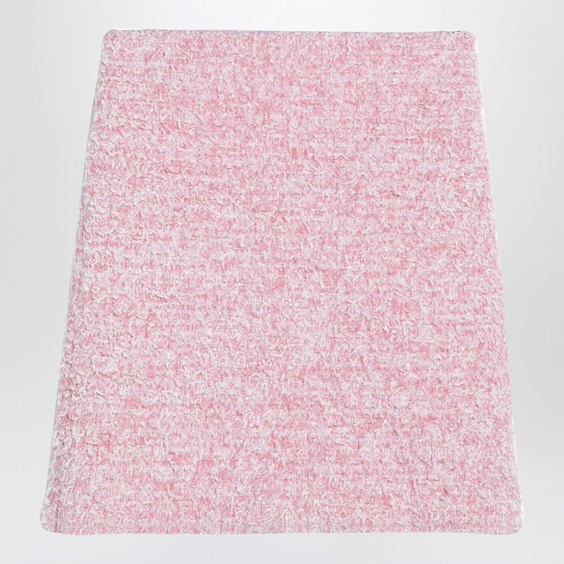 Balenciaga - Balenciaga Pink cotton blend tweed mini skirt - Skirts