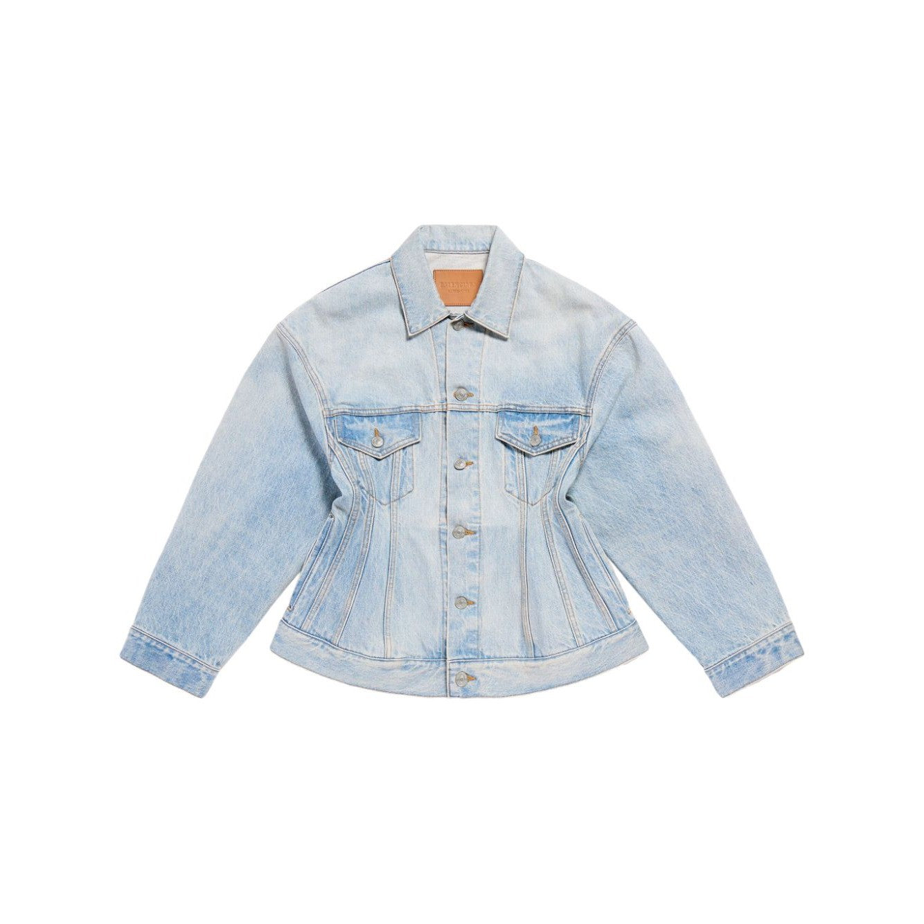 Balenciaga - Balenciaga Hourglass silhouette denim jacket - Jackets