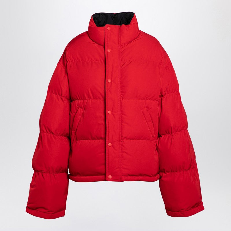 Balenciaga - Balenciaga Reversible red and black down jacket in technical twill - Jackets