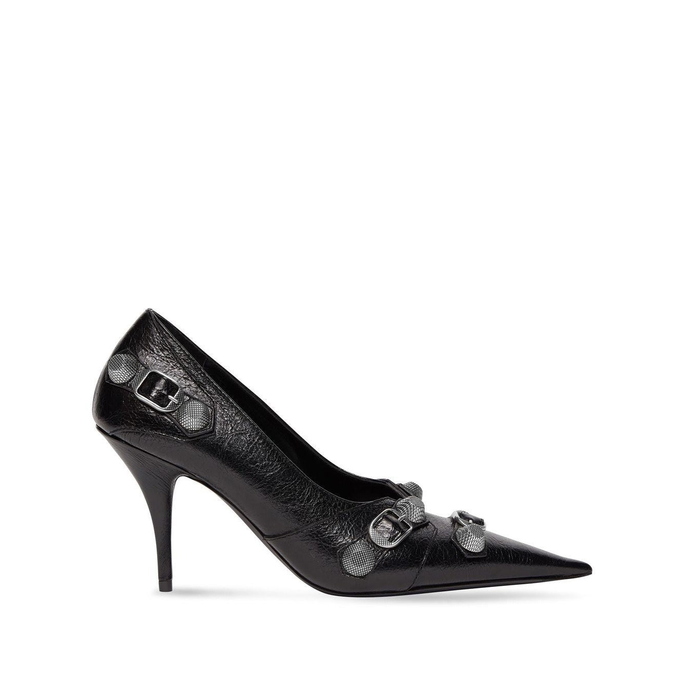 Balenciaga - Balenciaga Cagole 90MM cracked heel pumps - High Heel
