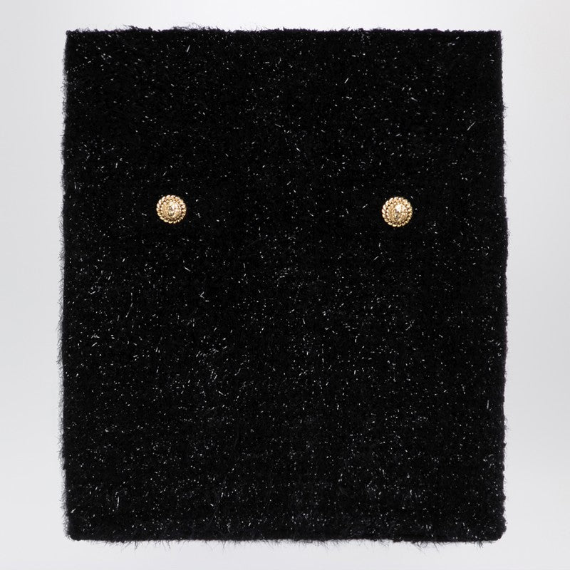 Balmain - Balmain Black tweed miniskirt with buttons - Skirts