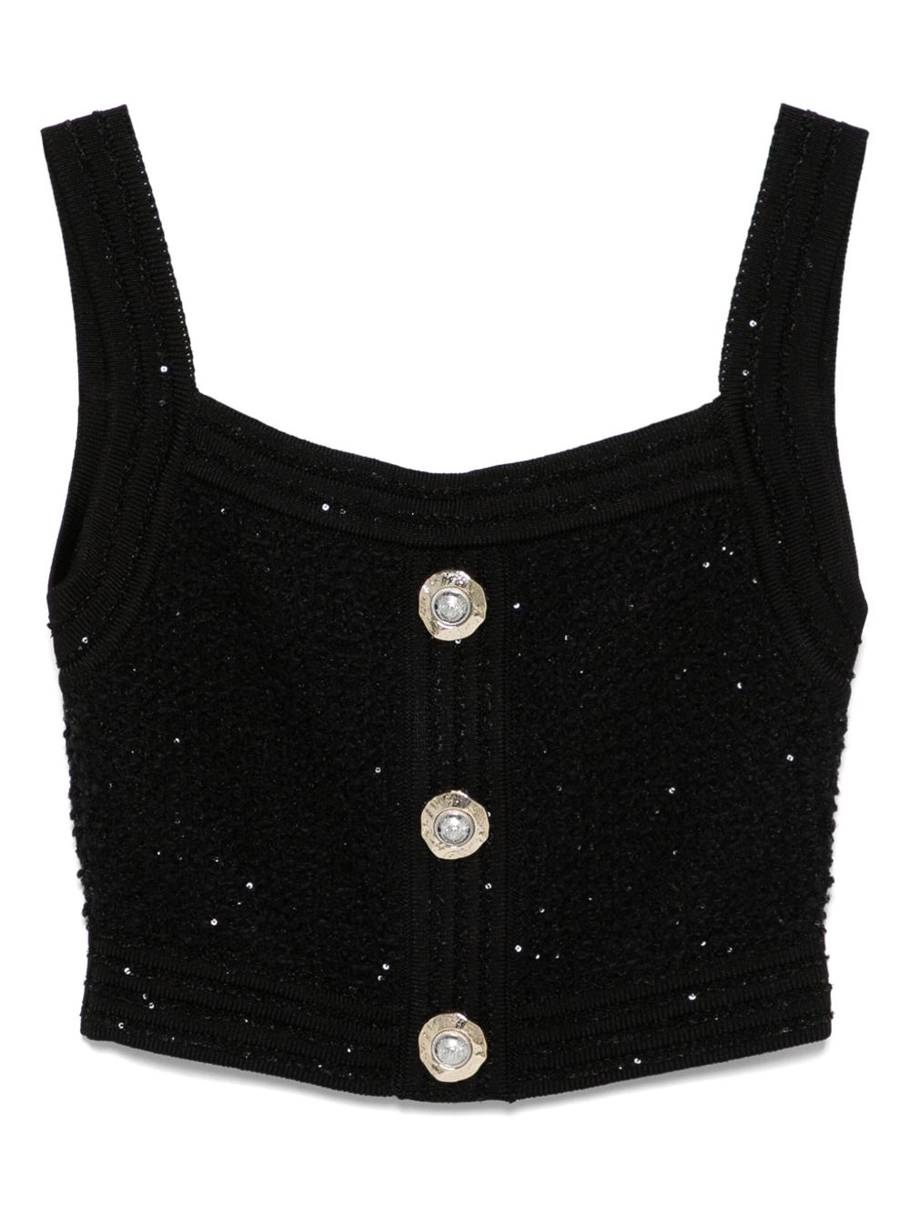 Balmain - Balmain Top Black - Topwear