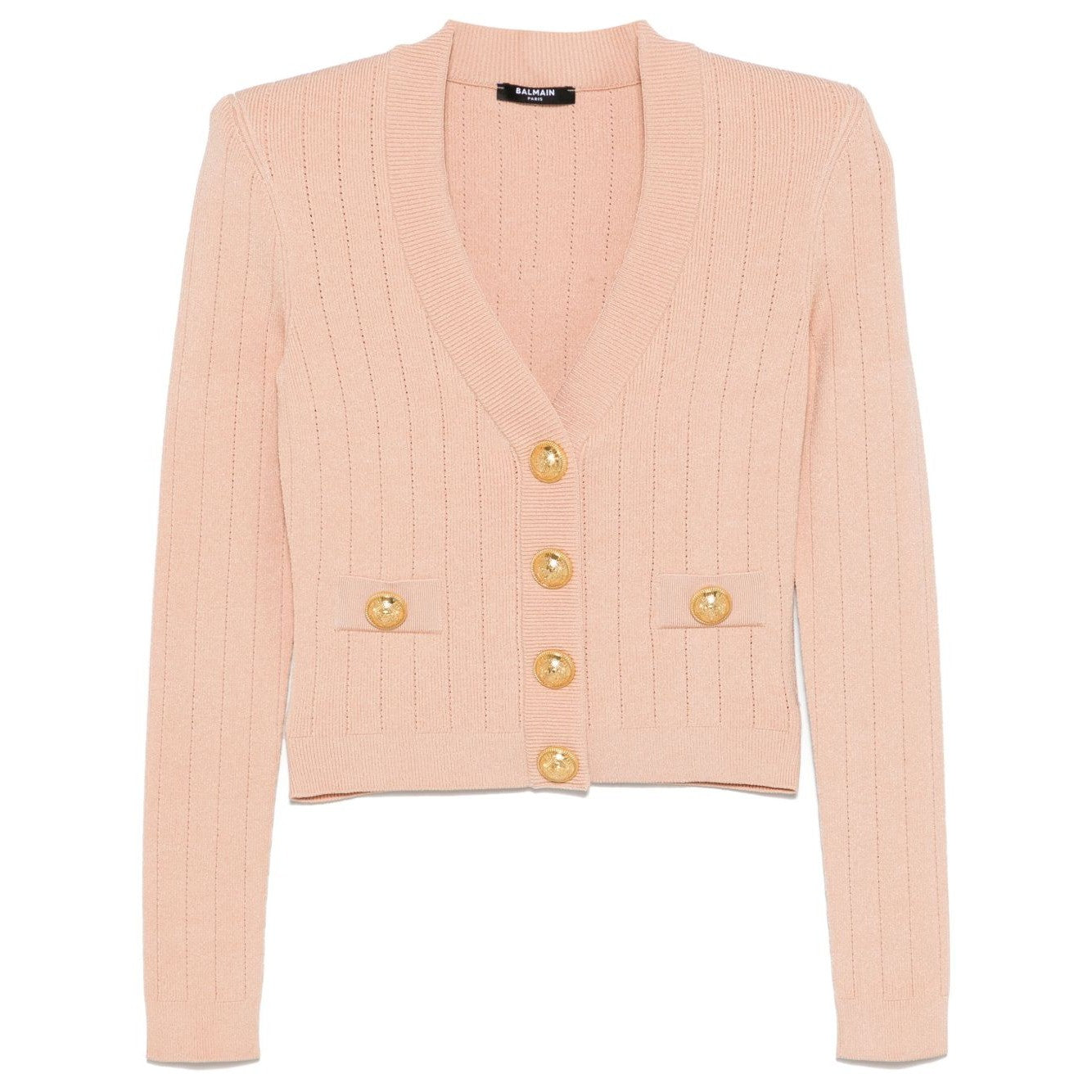 Balmain - Balmain cropped Knit cardigan - Topwear