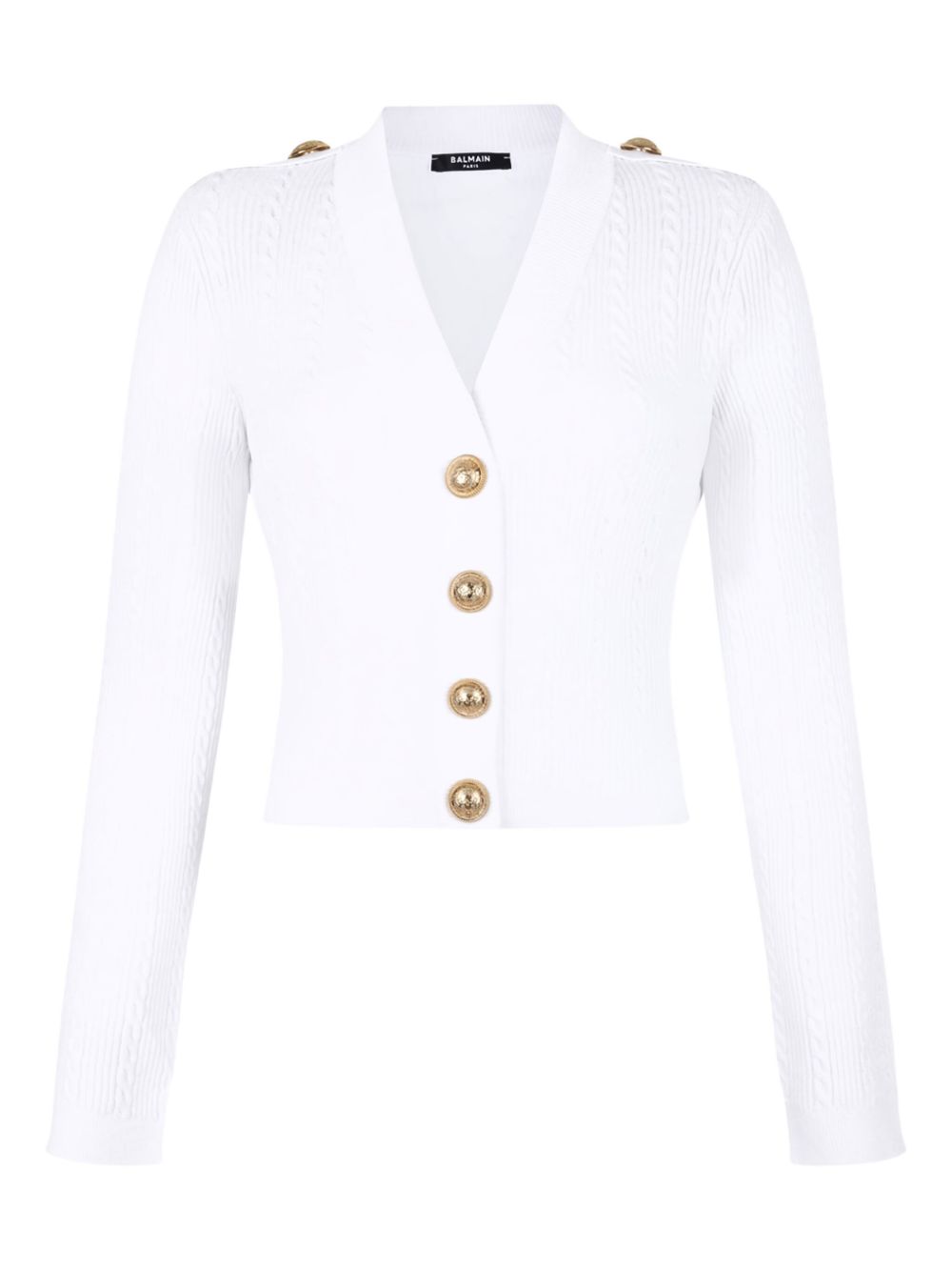 Balmain - Balmain Sweaters White - Topwear