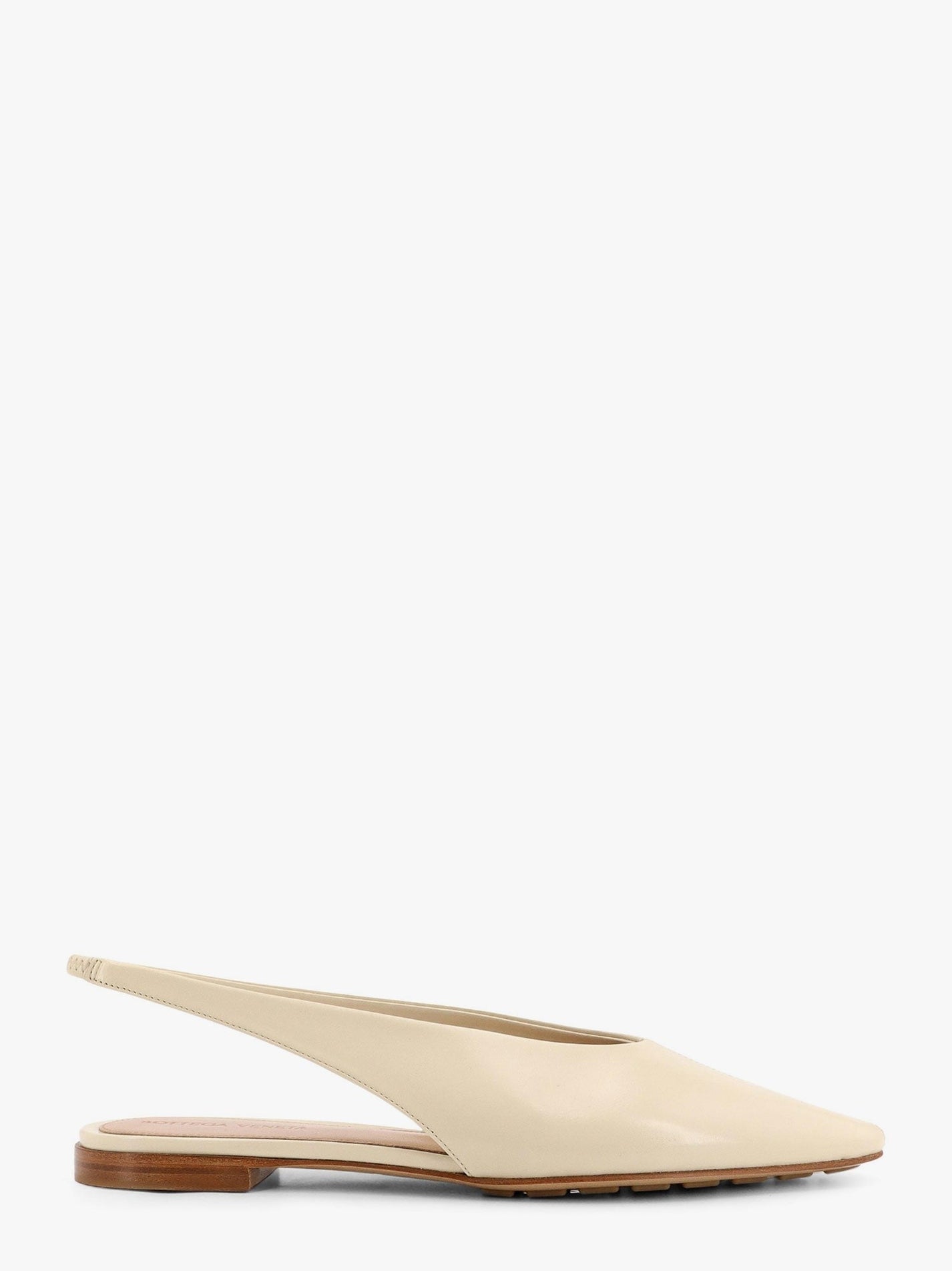 Bottega Veneta - Bottega Veneta Sofia Flat Leather Slingback - Women’s Shoes