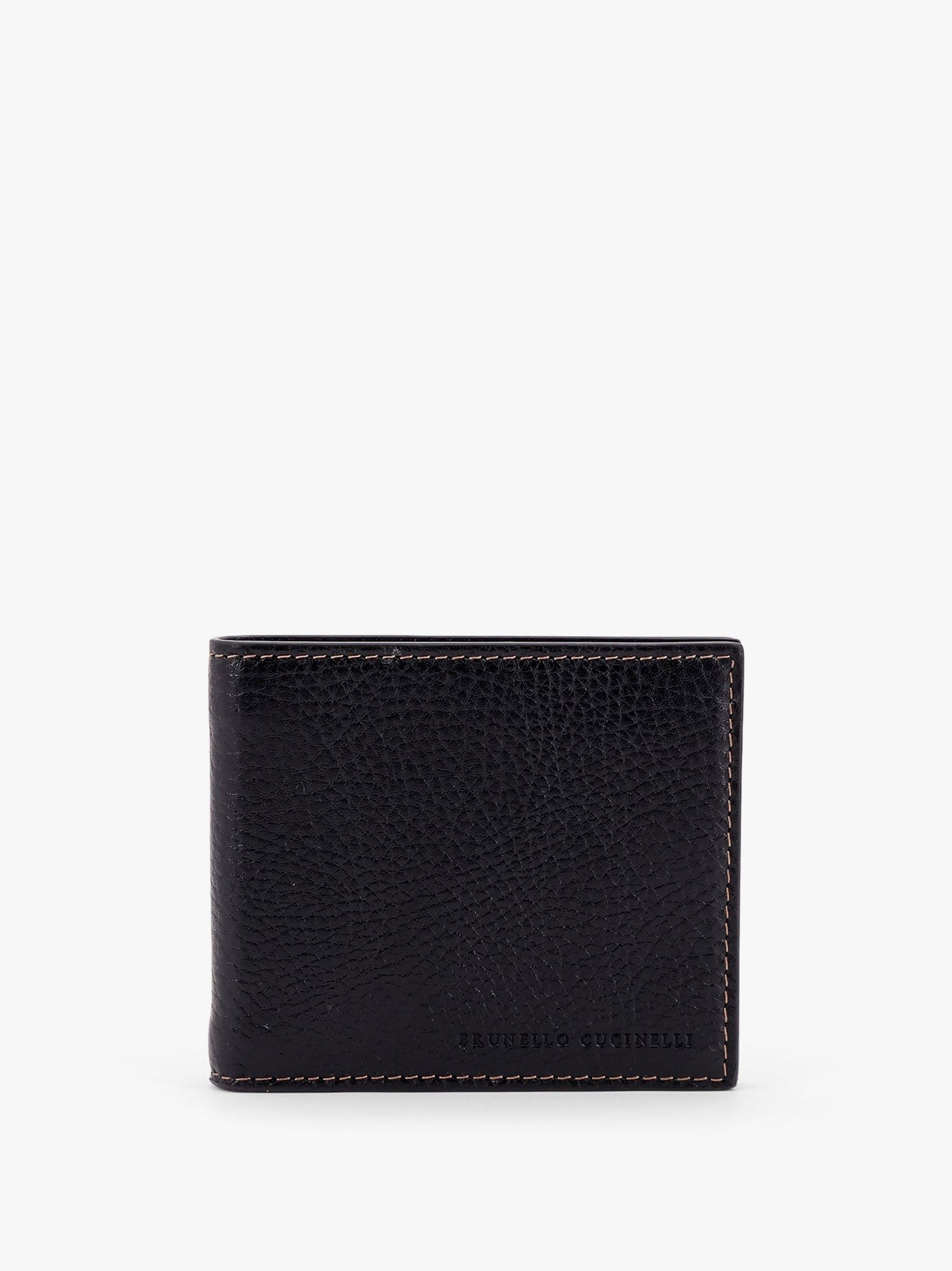 Brunello Cucinelli - Leather Wallet With Logo Engraving - Small Leather Goods