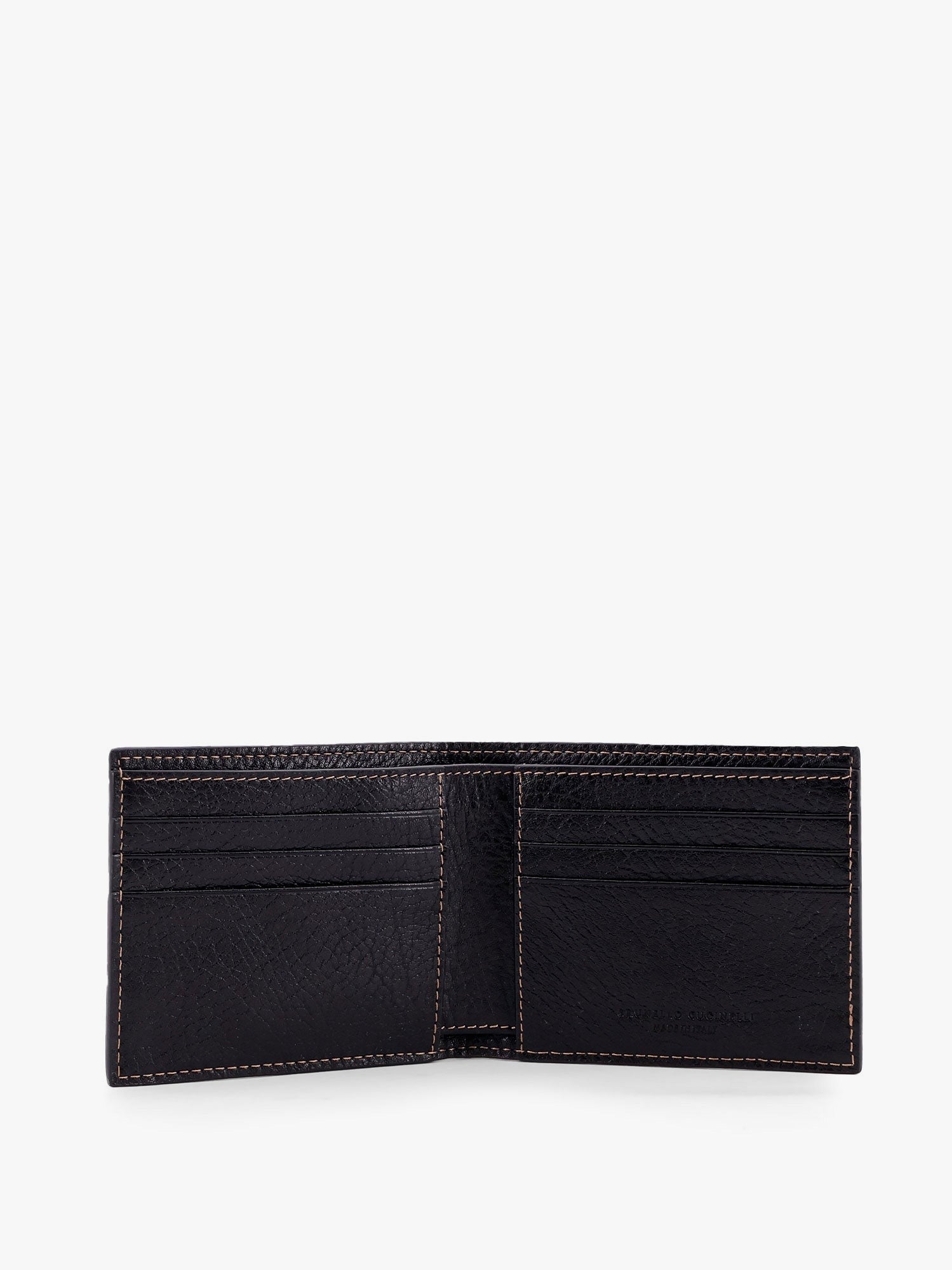 Brunello Cucinelli - Leather Wallet With Logo Engraving - Small Leather Goods