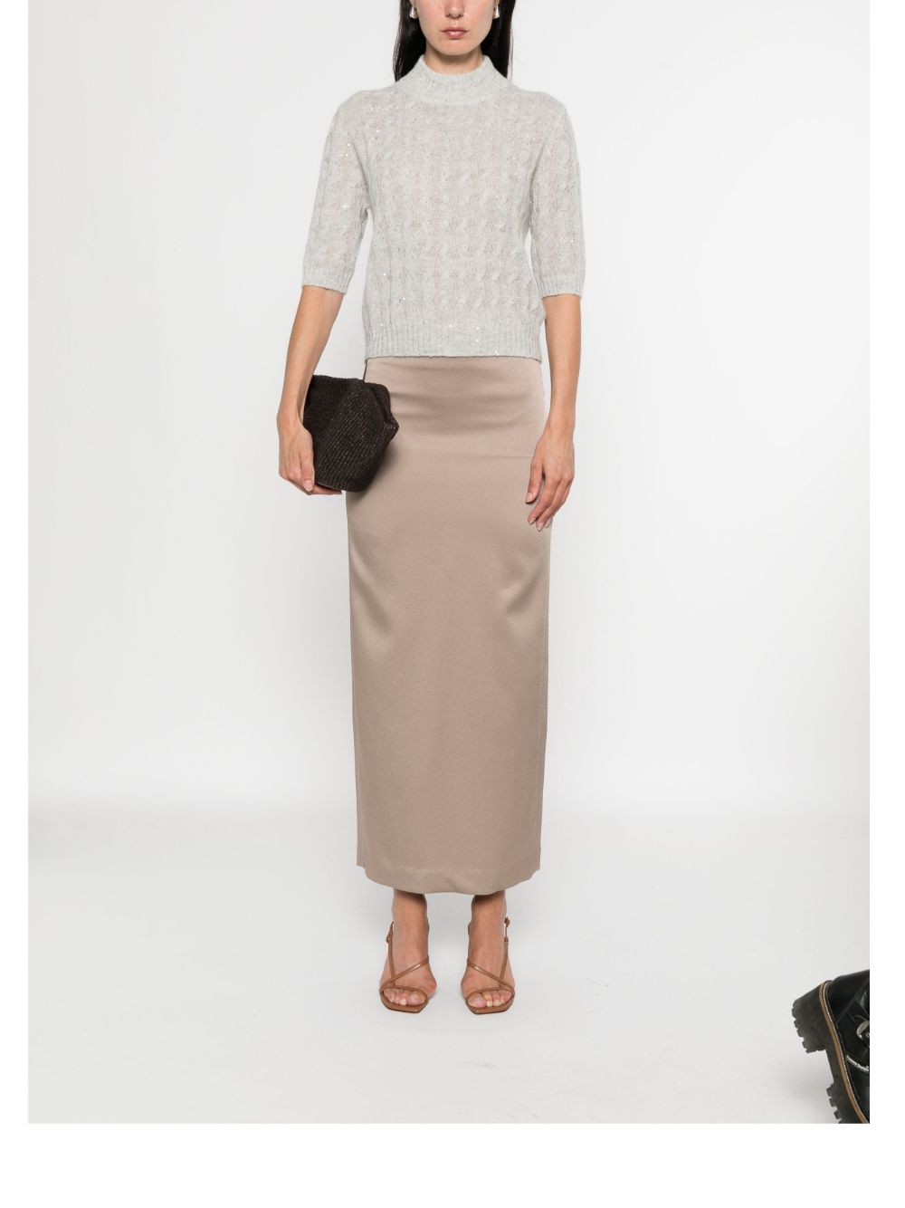 Brunello Cucinelli - Brunello Cucinelli Skirts Dove Grey - Skirts