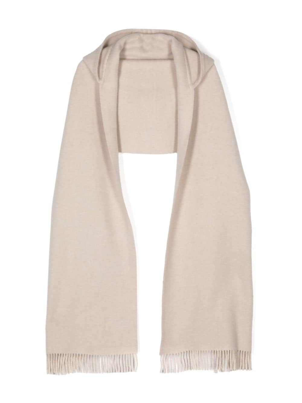 Brunello Cucinelli - Brunello Cucinelli Cashmere blend hooded scarf - Scarves Hats & Gloves