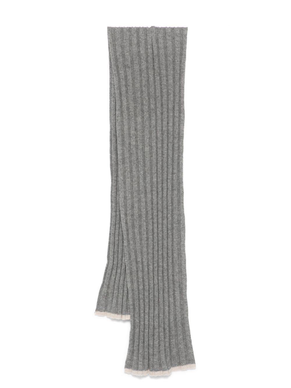 Brunello Cucinelli - Brunello Cucinelli Scarfs Grey - Scarves Hats & Gloves