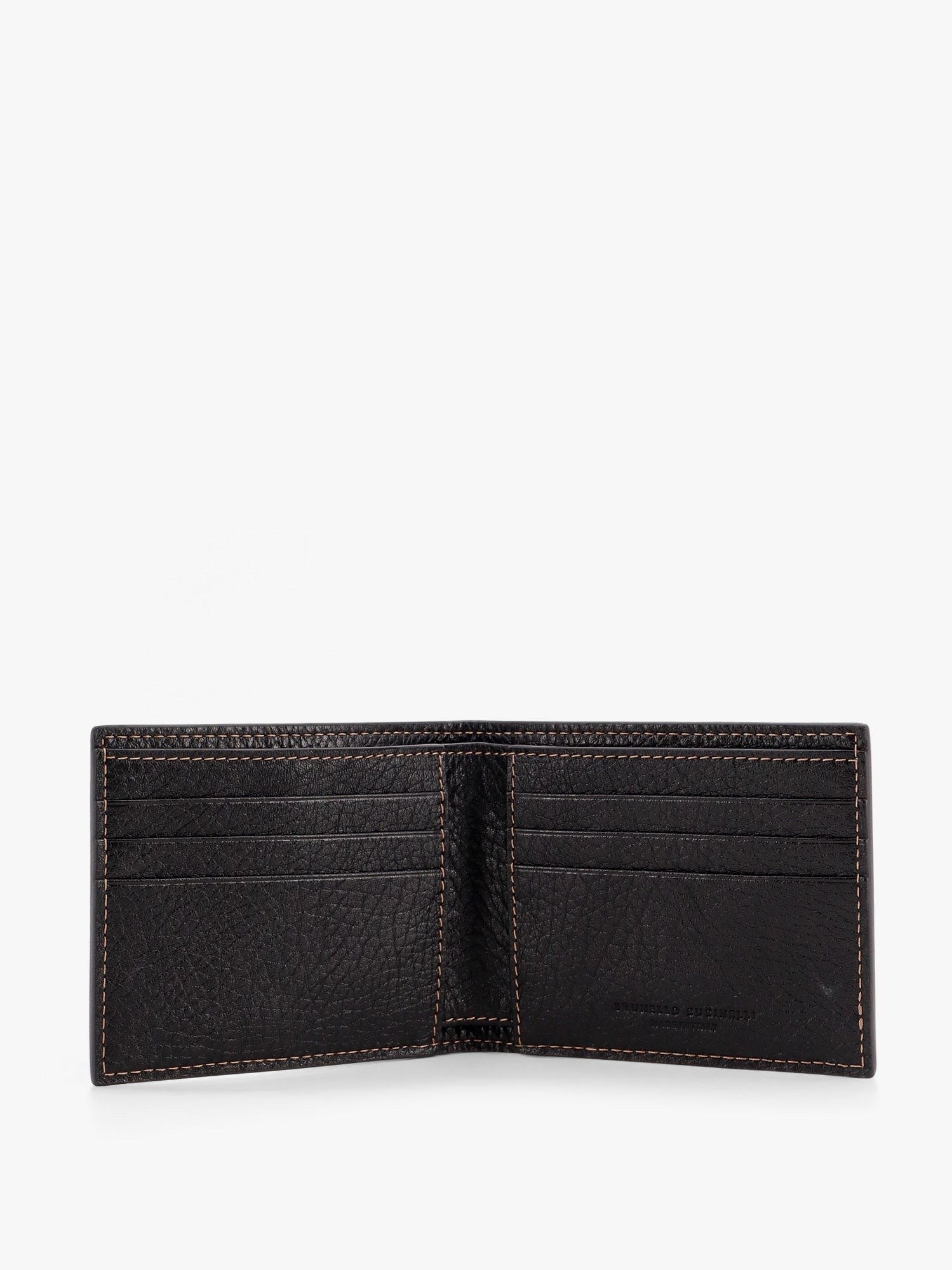 Brunello Cucinelli - Leather Wallet With Logo Engraving - Small Leather Goods