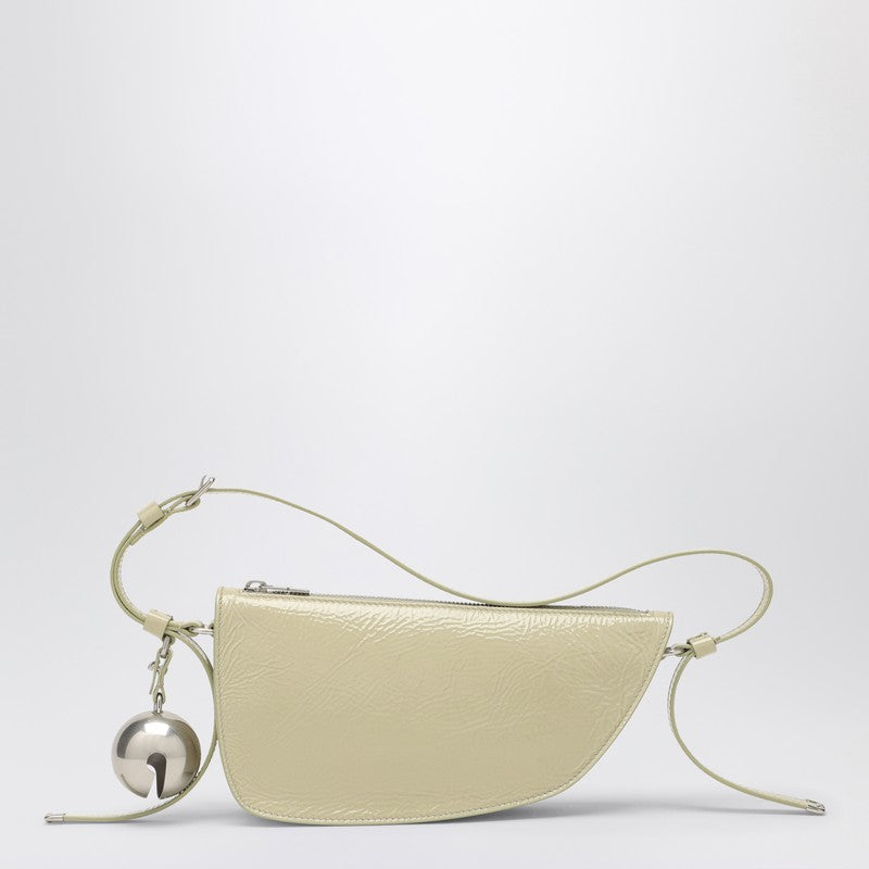 Burberry - Burberry Small Shield light green leather bag - General