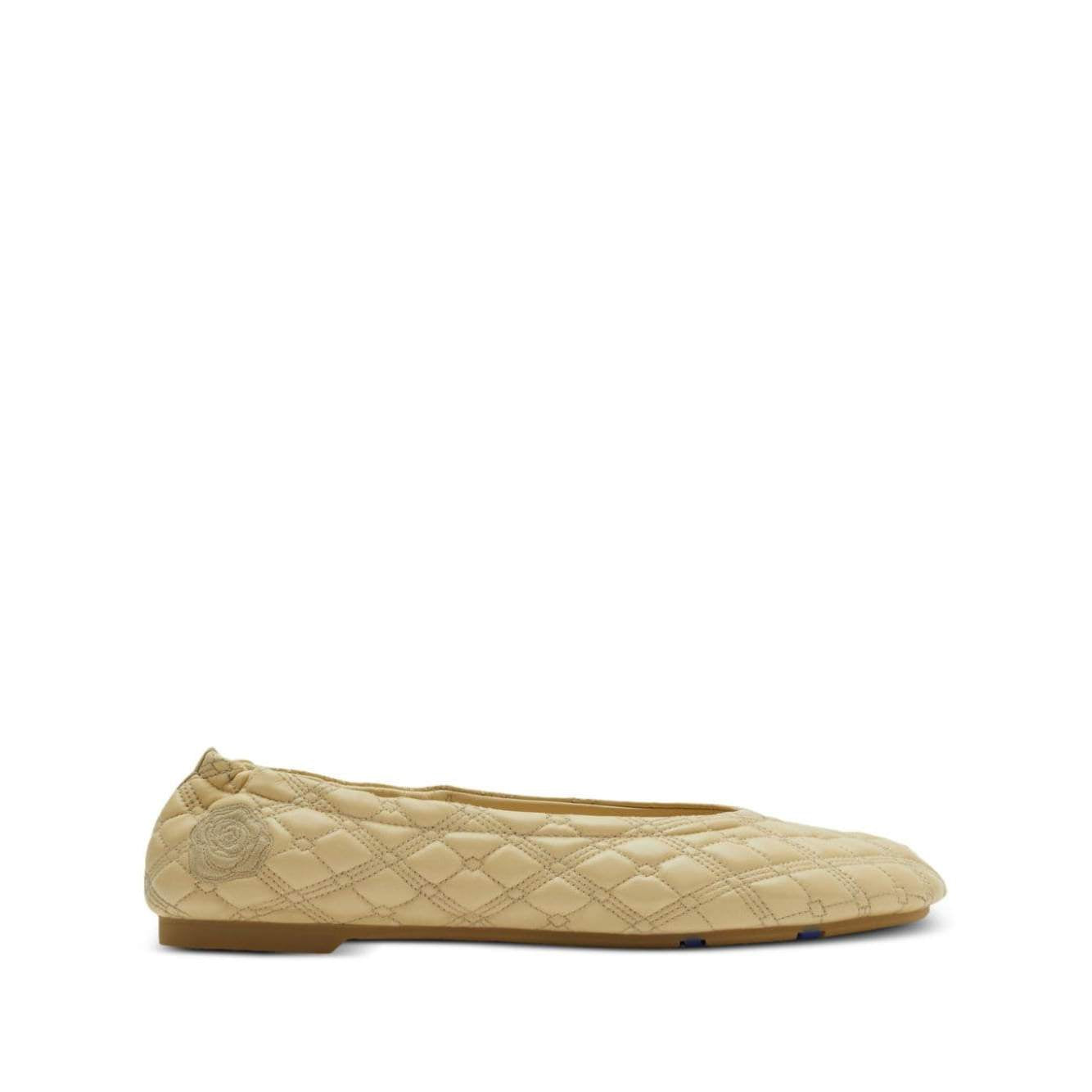 Burberry - Burberry Sadler leather ballerinas - Flat Shoes