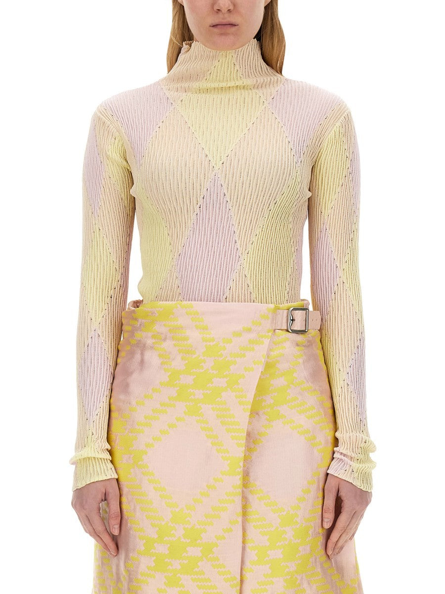 Burberry - Burberry Shirt With Check Pattern - Women’s Tops