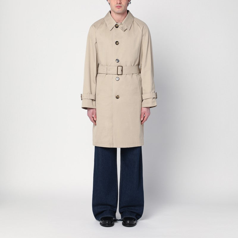 Burberry - Burberry Beige cotton trench coat with belt - Coats