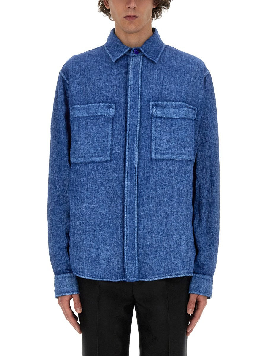 Burberry - Burberry Linen Shirt - Men’s Tops