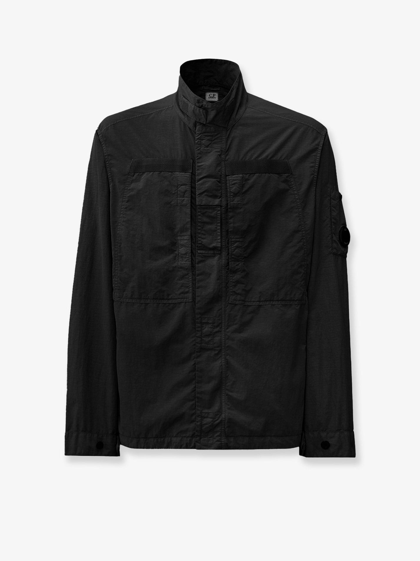 C.P.COMPANY - C.P.Company Flatt Nylon Jacket With Logo Iconic Detail - Men’s Outerwear