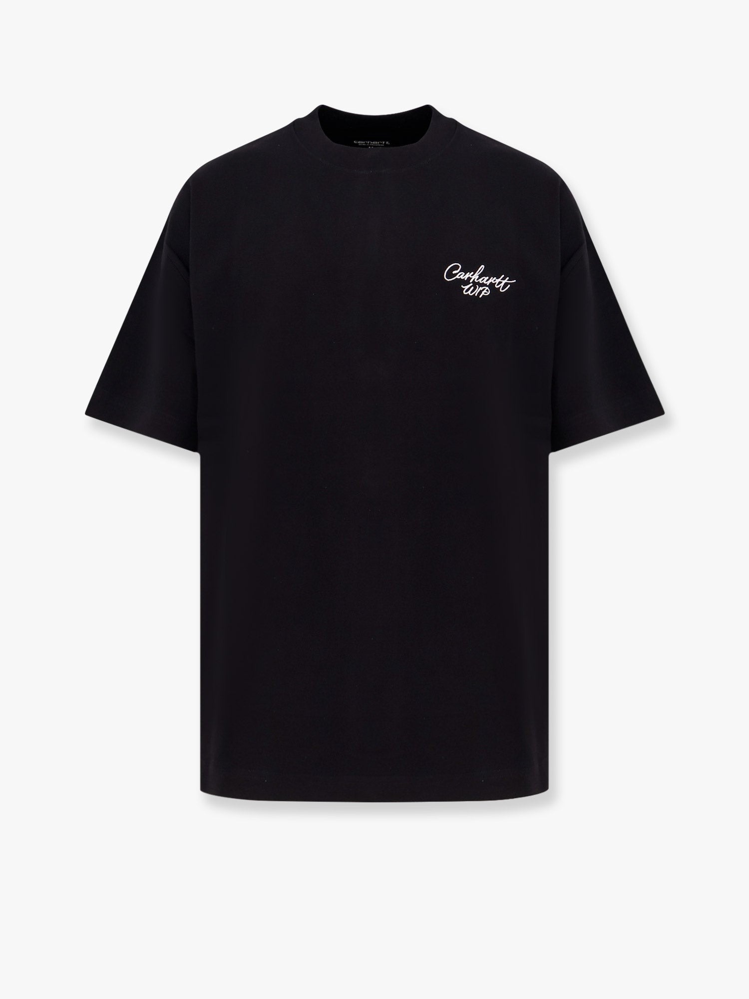 Carhartt Wip - Cotton T Shirt With Logo Embroidery - Home->Man->Clothing->T-Shirts and Top