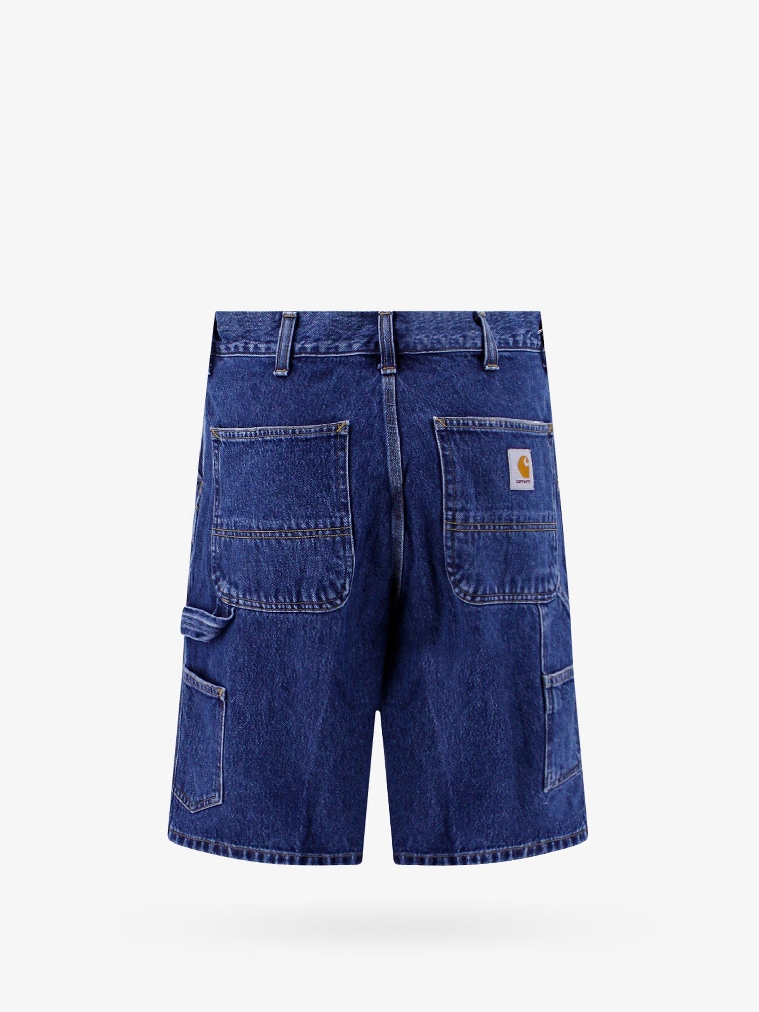 Carhartt Wip - Single Knee Denim Bermuda Shorts - Home->Man->Clothing->Shorts