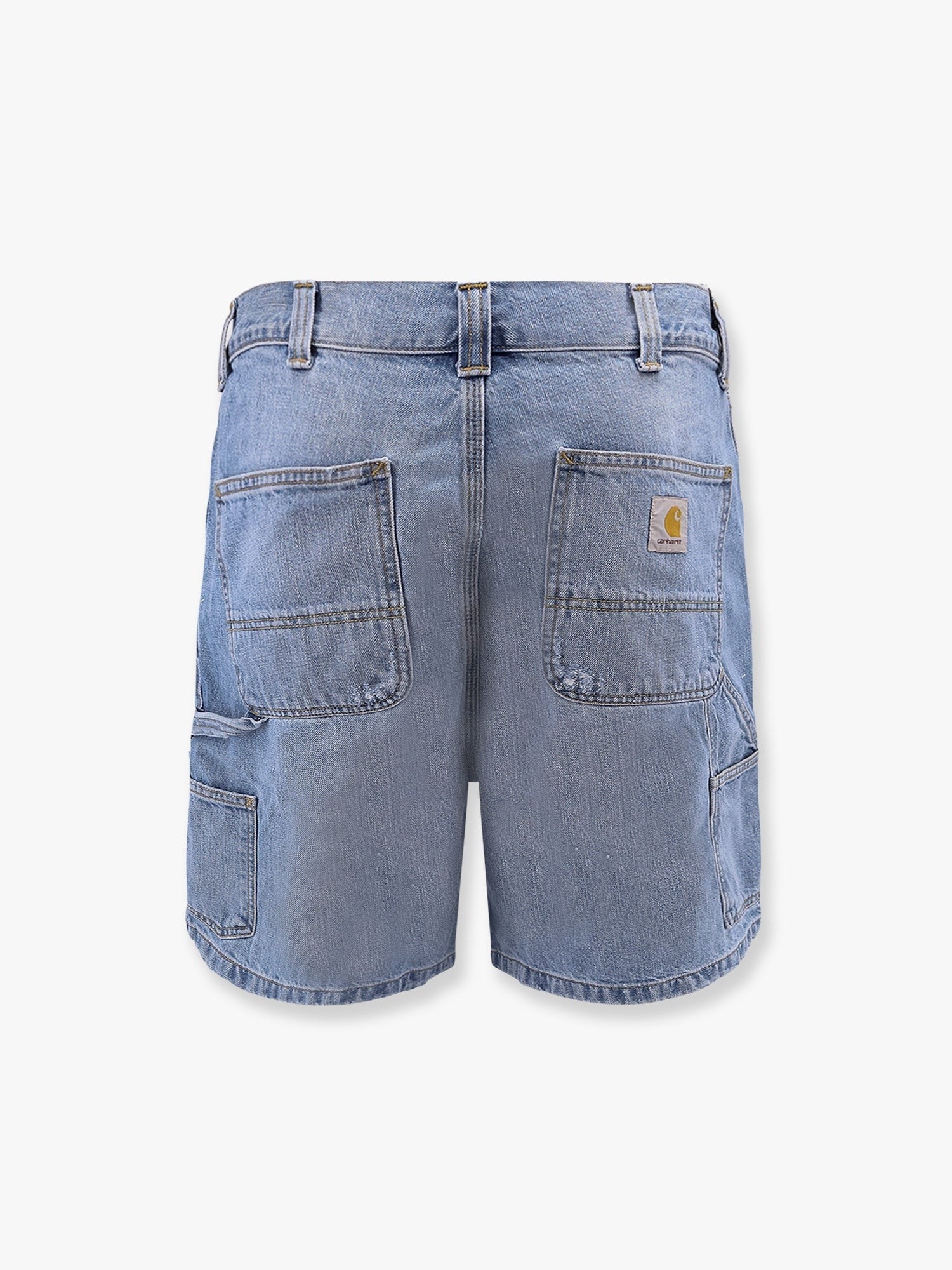 Carhartt Wip - Single Knee Denim Bermuda Shorts - Home->Man->Clothing->Shorts