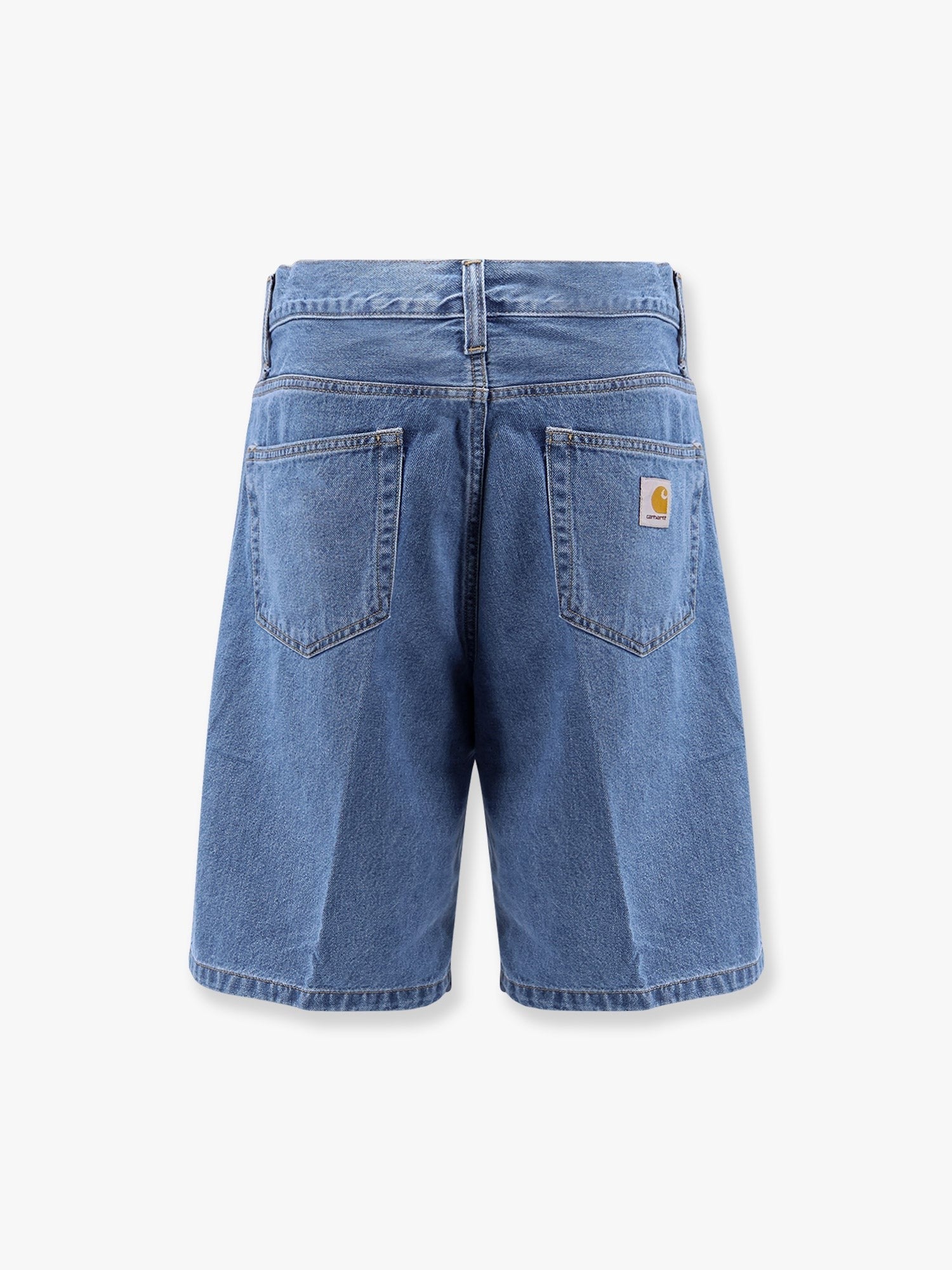 Carhartt Wip - Landon Denim Shorts With Logo Patch - Home->Man->Clothing->Shorts